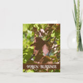 Mabon-Segnungen zum Ändern von Blätter Karte (Vorderseite)