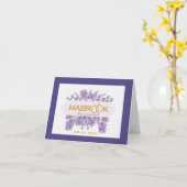 Mabrook Islamische Gratulationen Hochzeit Karte (Gelbe Blume)