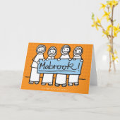 Mabrook Karte (Gelbe Blume)