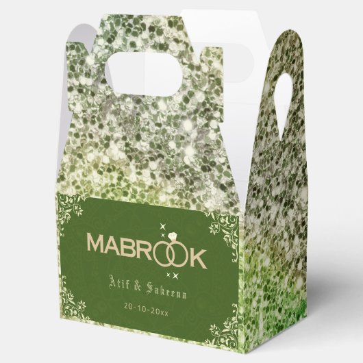 Mabrook Nikah Geschenkschachtel (Geöffnet)