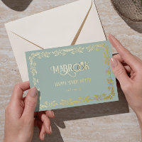 Mabrook Sie sind verheiratet Gruß
