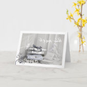 Mabruk Arabisch Islamischer Abrook Gratulationskar Karte (Gelbe Blume)