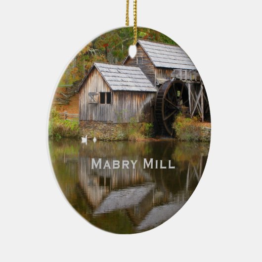 Mabry Mill, Blue Ridge Keramikornament (Rechts)