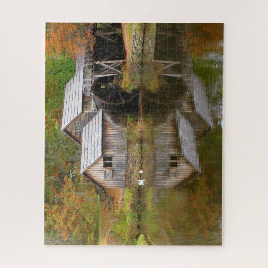 Mabry Mill Blue Ridge Parkway VA Design Puzzle (Vertikal)