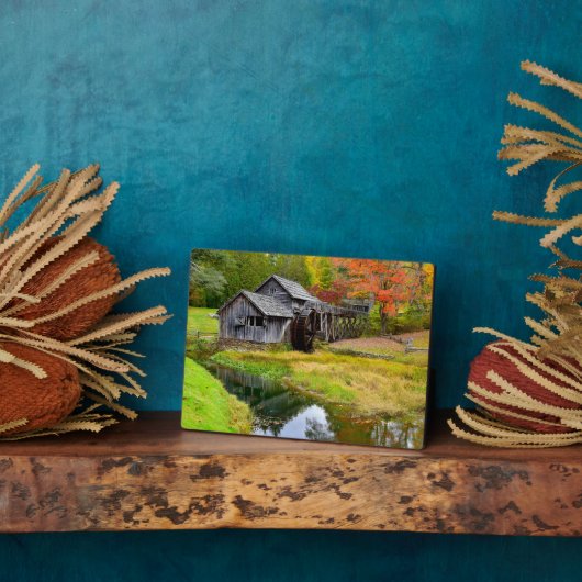 Mabry Mill im Herbst Fotoplatte (Seite)