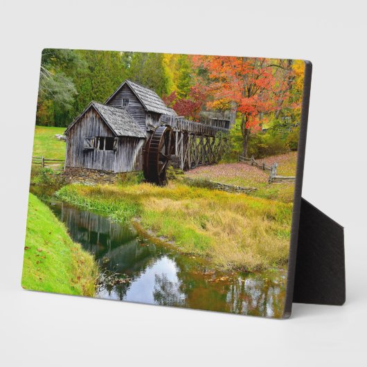 Mabry Mill im Herbst Fotoplatte (Seite)