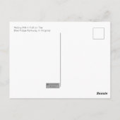 Mabry Mill im Herbst Postkarte (Rückseite)