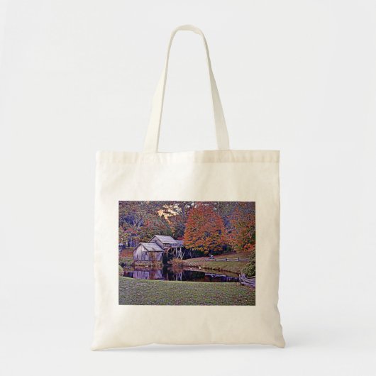 Mabry Mill in der Herbsttasche Tragetasche (Vorne)