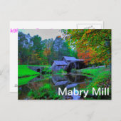 Mabry Mill Postkarte (Vorne/Hinten)