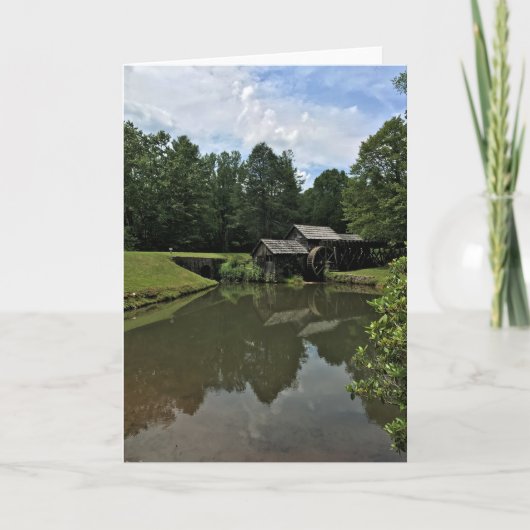 Mabry Mill, Virginia Karte (Vorderseite)