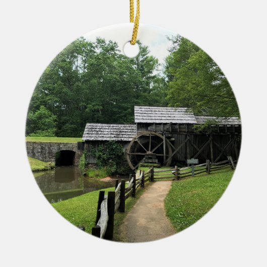 Mabry Mill, Virginia Keramik Ornament (Vorne)