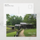 Mabry Mill, Virginia Postkarte (Vorne/Hinten)