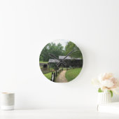 Mabry Mill, Virginia Runde Wanduhr (Zuhause)