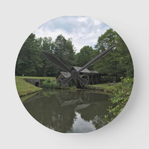 Mabry Mill, Virginia Runde Wanduhr
