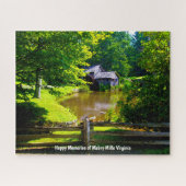Mabry Mills Virginia Jigsaw Puzzle (Horizontal)
