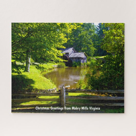 Mabry Mills Virginia Jigsaw Puzzle (Horizontal)