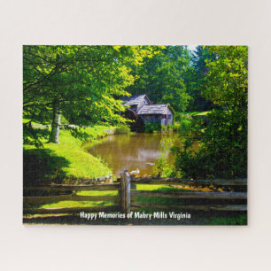 Mabry Mills Virginia. Puzzle