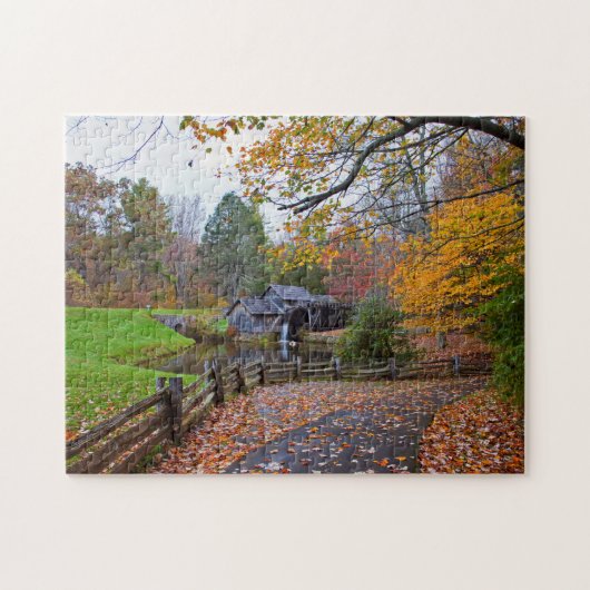 Mabry Mühle im Herbst Puzzle (Horizontal)