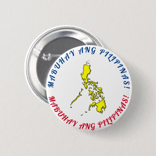 Mabuhay ang Pilipinas Buttons (Vorne & Hinten)