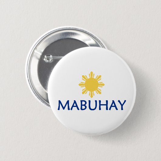 Mabuhay Button (Vorne & Hinten)