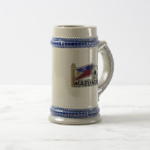 Mabuhay! Philippines Soccer Cheer Bierglas (VorderseiteRechts)