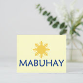 Mabuhay Postkarte (Stehend Vorderseite)