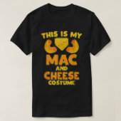 Mac and Cheese Funny Food Halloween Party Costume T-Shirt (Design vorne)