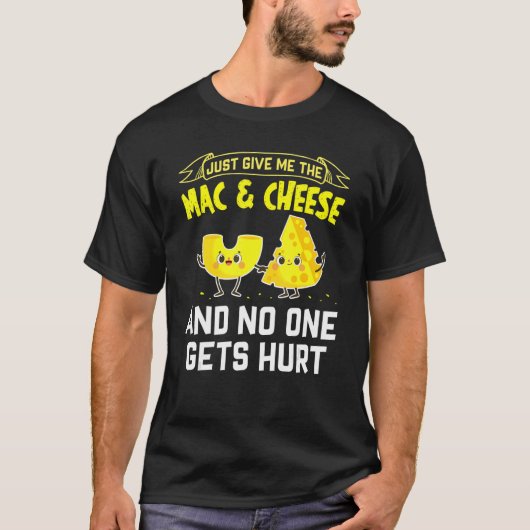Mac And Cheese Macaroni Cheesy Noodle T-Shirt (Vorderseite)