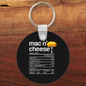 Mac And Cheese Nutrition Funny Thanksgiving Mac N' Schlüsselanhänger (Vorderseite)