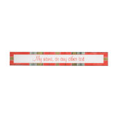 MAC BAIN TARTAN 1"x7.25" Really Wide Labels (Person)