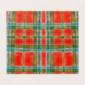 MAC BAIN TARTAN 3.5x2 Faltkarte (Außenseite Aufgefaltet)