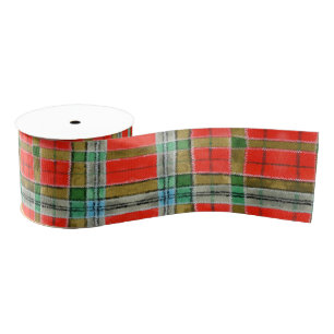 MAC BAIN TARTAN 3" breites Grosgrain Ribbon Ripsband