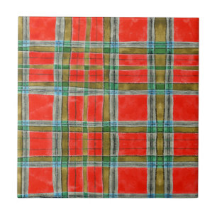 MAC BAIN TARTAN 4,25" Square Keramik Tile Fliese