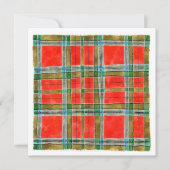 MAC BAIN TARTAN 5,25" Square Flat Card Karte (Vorderseite)