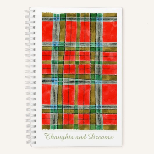MAC BAIN TARTAN 5.5x8.5 SpiralNotebook Notizblock (Vorderseite)