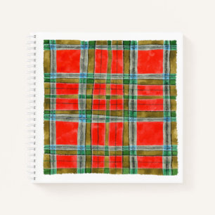 MAC BAIN TARTAN 8.5x8.5 SpiralNotebook Notizblock
