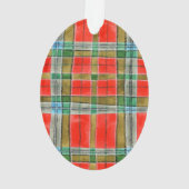 MAC BAIN TARTAN Akrylovale Ornamente (Rückseite)