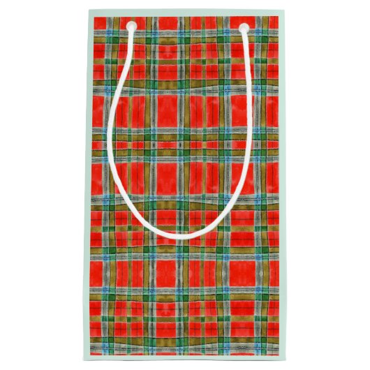 MAC BAIN TARTAN Kleine Geschenktüte (Vorderseite)