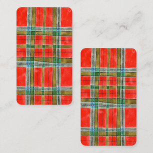 MAC BAIN TARTAN Lesezeichen - 3,5 x 2 Karte
