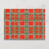 MAC BAIN TARTAN Postkarte (Vorderseite)