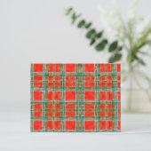 MAC BAIN TARTAN Postkarte (Stehend Vorderseite)