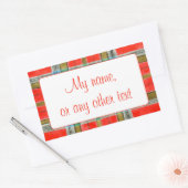 MAC BAIN TARTAN Rectangle Matte Stickers (Umschlag)