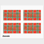 MAC BAIN TARTAN Rectangle Stickers (Blatt)