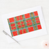 MAC BAIN TARTAN Rectangle Stickers (Umschlag)