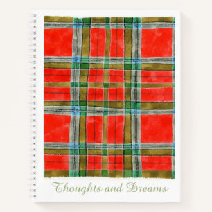 MAC BAIN TARTAN Spiralblock 8,5x11 Notizblock