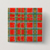 MAC BAIN TARTAN Square Button Button (Vorderseite)