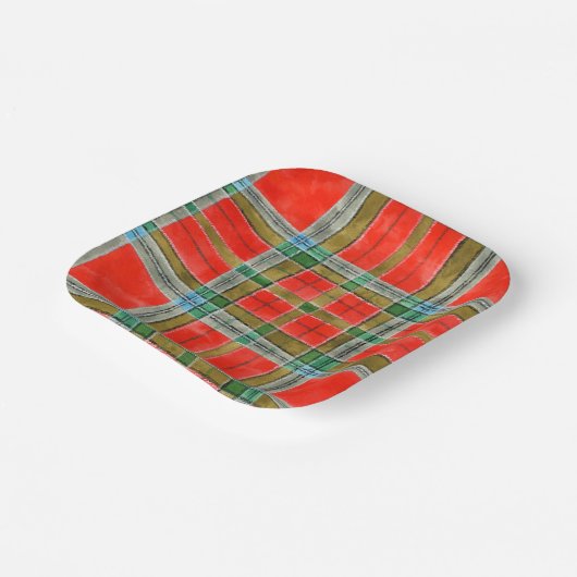 MAC BAIN TARTAN Square Paper Teller (Gewinkelt)