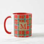 MAC BAIN TARTAN Tasse Roter Combo + Text (Links)