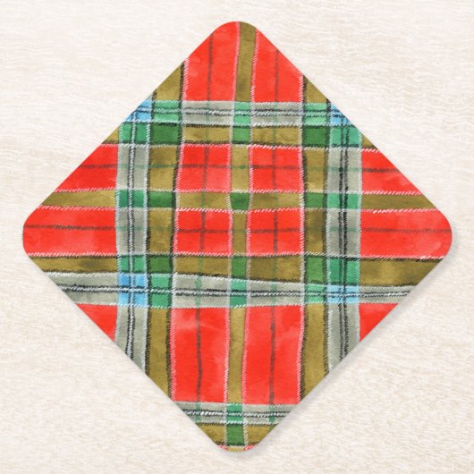 MAC BAIN TARTAN Untersetzer für Diamantpapiere (Vorderseite)