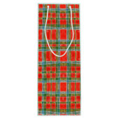 MAC BAIN TARTAN Weinbeutel Geschenktüte Für Weinflaschen (Rückseite)